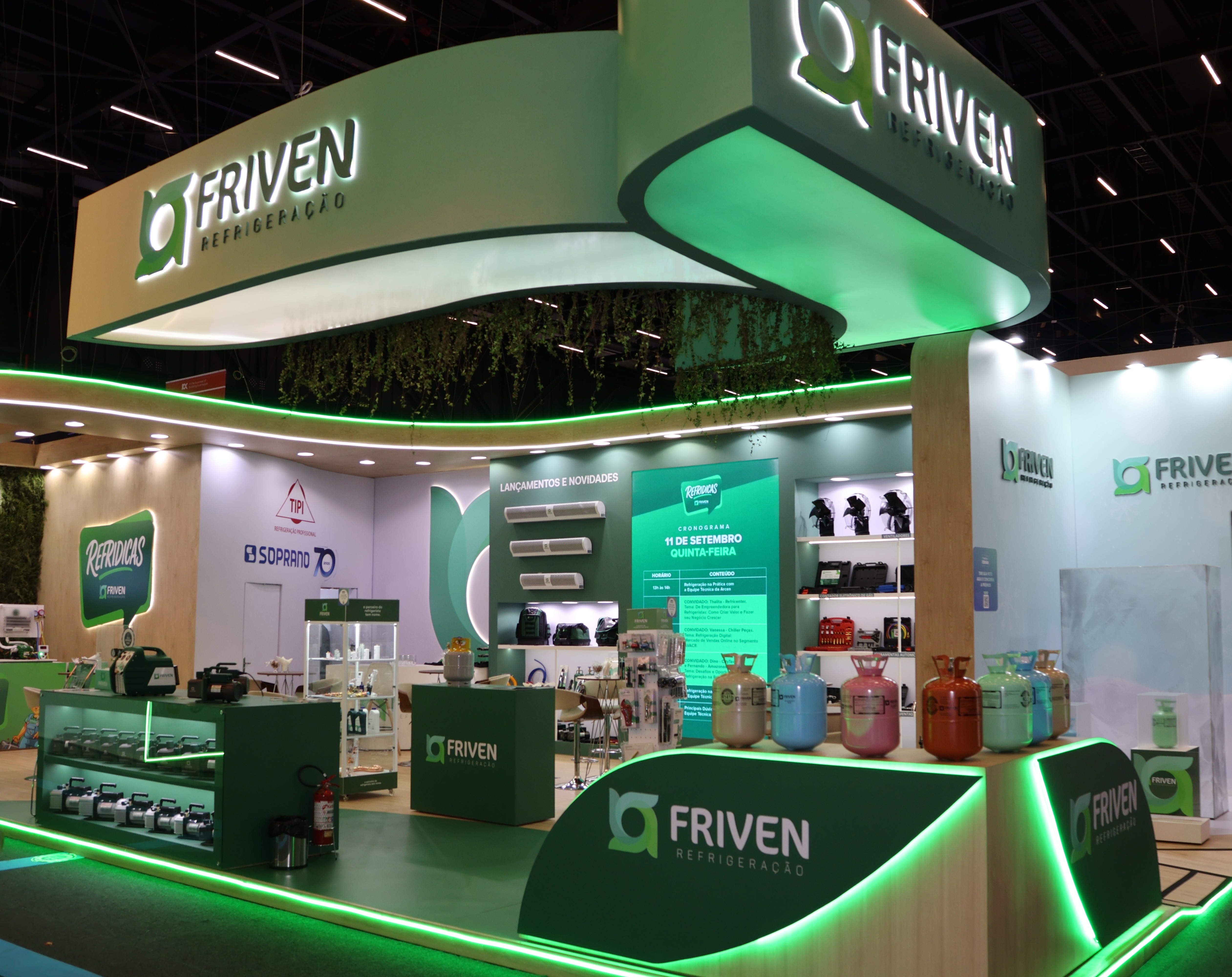 Estande da Friven Refrigeração na Febrava 2025 - Crédito Divulgação