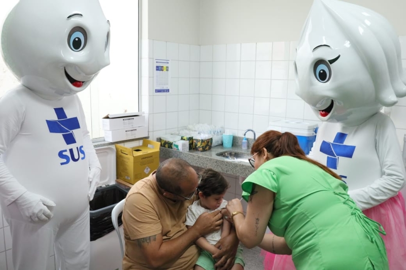 Betim reforça vacinação contra o sarampo